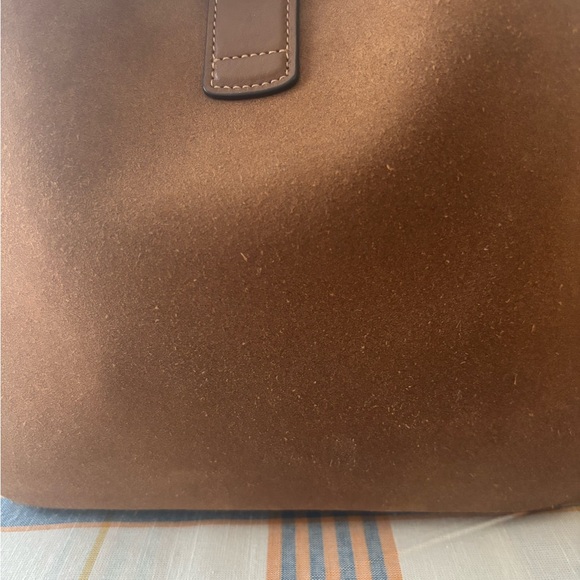 Coach Tan Suede Shoulder Bag - Picture 8 of 13